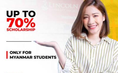 Malaysia နိုင်ငံ မှာ 70% Scholarship နှင့် သွားရောက်တက်ရောက်နိုင်မည့် အခွင့်အရေး